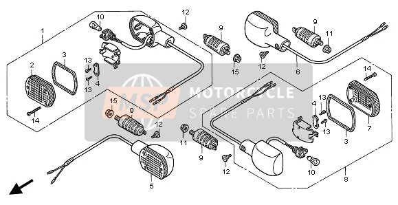 thumbnail image 2 of VIS SPECIALE 6X15 HONDA OEM 90380-GM9-740 2 of 11