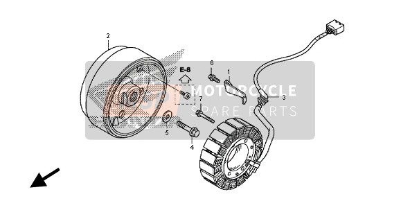 Honda NC700SD 2012 GENERATOR for a 2012 Honda NC700SD