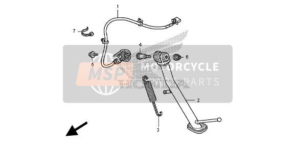 Honda NC700SD 2012 Supporter pour un 2012 Honda NC700SD