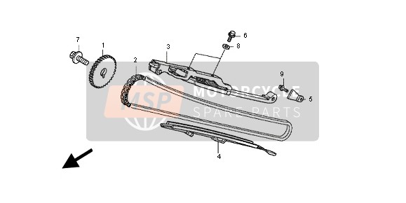 Honda NC700XA 2012 Catena a camme & Tenditore per un 2012 Honda NC700XA