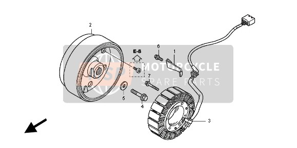 Honda NC700XA 2012 GENERATOR for a 2012 Honda NC700XA