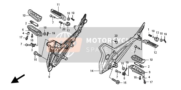 Honda NC700XA 2012 Étape pour un 2012 Honda NC700XA