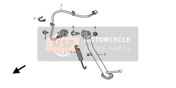 Honda NC700XA 2012 STÄNDER für ein 2012 Honda NC700XA