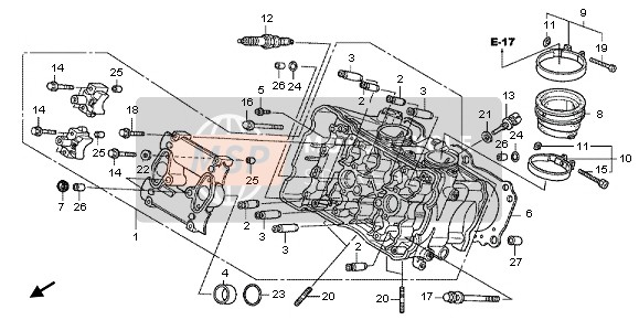 CYLINDER HEAD (FRONT)