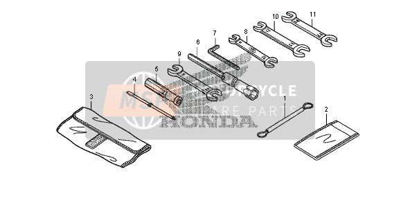 Honda VFR1200X 2012 Outils pour un 2012 Honda VFR1200X