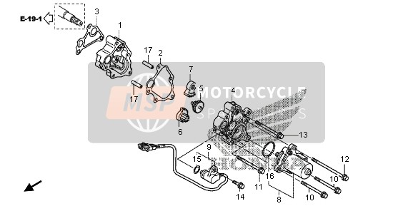 Honda VFR1200XD 2012 REDUCTION GEAR for a 2012 Honda VFR1200XD