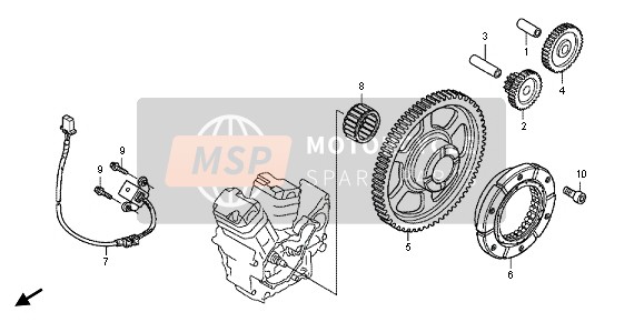 Honda VT750C2B 2012 Départ Embrayage pour un 2012 Honda VT750C2B