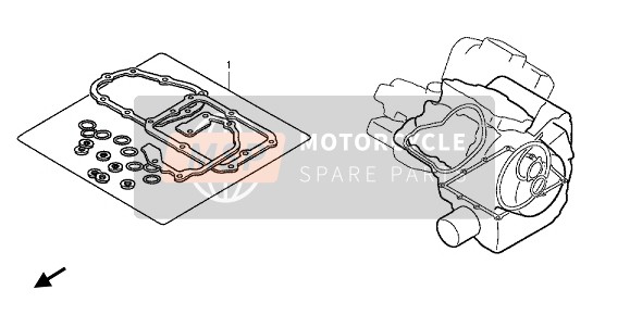 Honda VT750C2B 2012 EOP-2 DICHTUNGSSATZ B für ein 2012 Honda VT750C2B