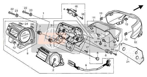 TACHOMETER (MPH)