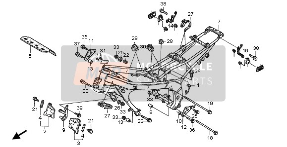 90104MV9000, Bolt, Engine Hanger Upper, Honda, 0