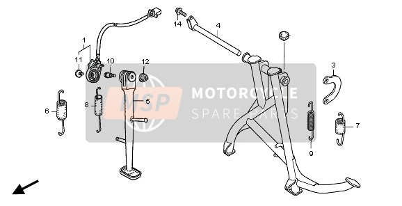 Honda CBF600NA 2006 STAND for a 2006 Honda CBF600NA