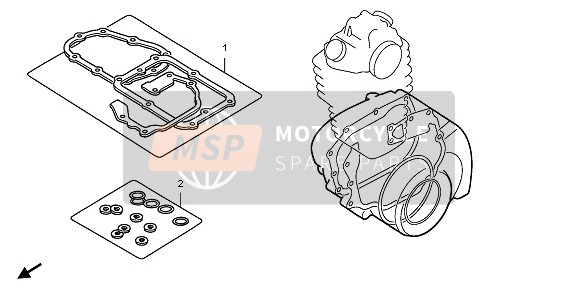 Honda CBR125RW 2006 EOP-2 Kit de joint B pour un 2006 Honda CBR125RW