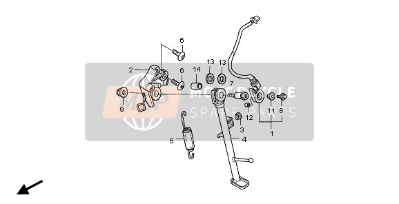 Honda CBR600RR 2006 Supporter pour un 2006 Honda CBR600RR