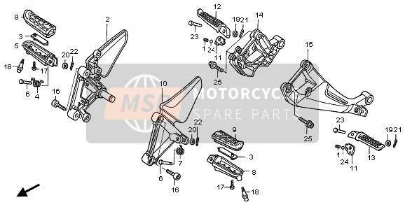 Honda CBR1100XX 2006 STEP for a 2006 Honda CBR1100XX