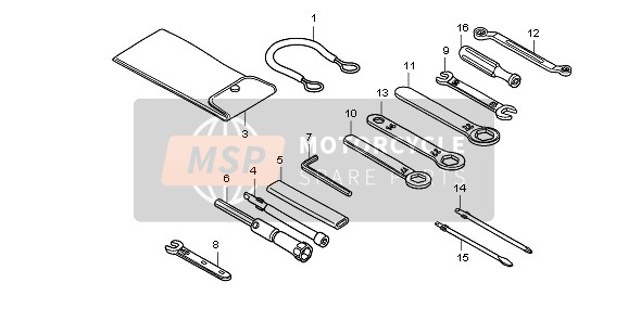 Honda NT700V 2006 TOOLS for a 2006 Honda NT700V