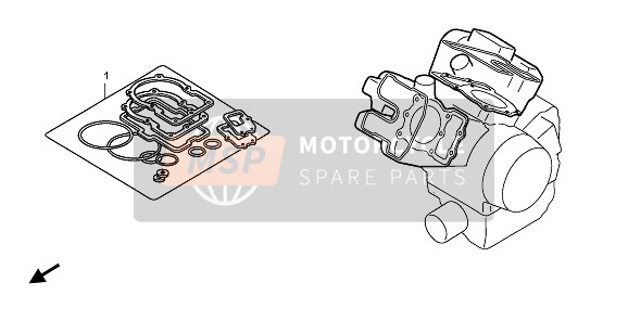 Honda NT700VA 2006 EOP-1 Kit guarnizioni A per un 2006 Honda NT700VA