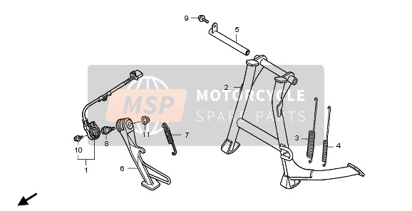 Honda NT700VA 2006 STAND for a 2006 Honda NT700VA