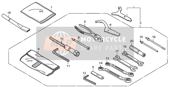 Honda VFR800A 2006 Outils pour un 2006 Honda VFR800A