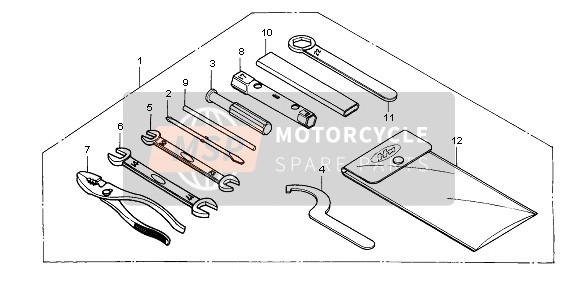 Honda CB250 1997 TOOLS for a 1997 Honda CB250