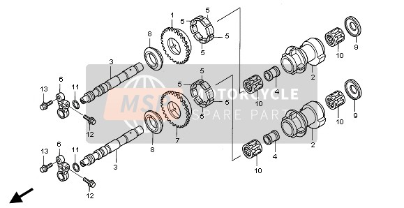 Honda ST1300A 2003 BALANCER SHAFT for a 2003 Honda ST1300A