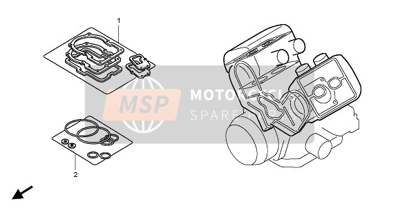 Honda ST1300A 2003 EOP-1 Kit de juntas A para un 2003 Honda ST1300A