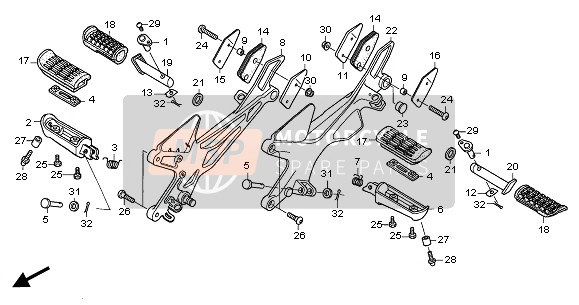 Honda CBF500A 2007 STEP for a 2007 Honda CBF500A