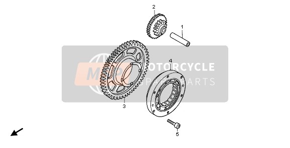 Honda CBR600F 2007 Di Partenza Frizione per un 2007 Honda CBR600F