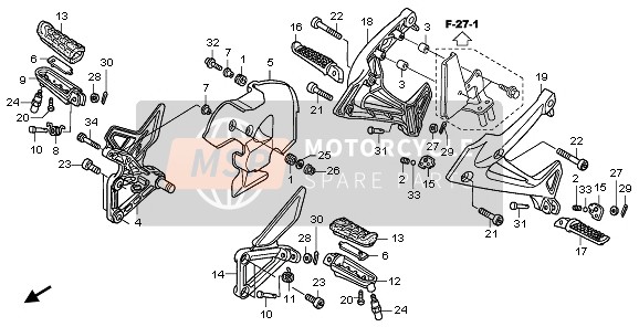 Honda VFR800A 2007 STEP for a 2007 Honda VFR800A