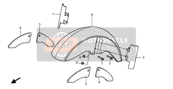 61110MZ0670ZA, Fender Set, Fr. (Wl) *TYPE1 * (TYPE1 ), Honda, 0