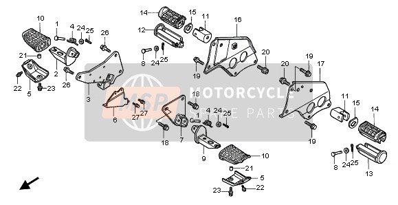 Honda GL1500C 1997 STEP for a 1997 Honda GL1500C