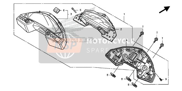 Honda CB600F 2013 Metro (UK) para un 2013 Honda CB600F