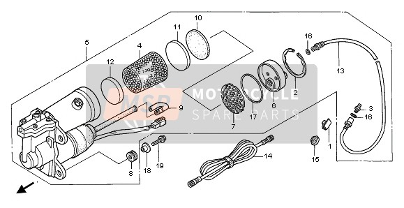 Honda GL1500SE 1997 AIR PUMP for a 1997 Honda GL1500SE