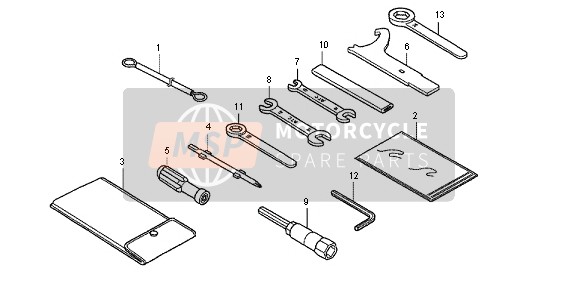 Honda CBR250RA 2013 Outils pour un 2013 Honda CBR250RA