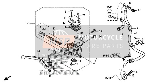 45157MGZJ00, Abrazadera C,  Manguera De, Honda, 0