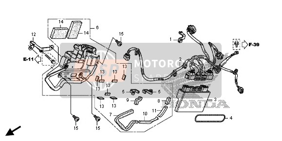 Honda CBR600RA 2013 ABS Unité de contrôle pour un 2013 Honda CBR600RA