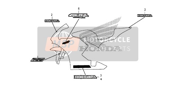 Honda CBR600RR 2013 MARK (1) for a 2013 Honda CBR600RR