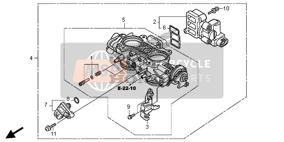 16400MJG641, Body Assy., Throttle (GQ6LB A), Honda, 0