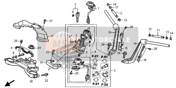 35121MJG641, Key, Blank (Immobilizer), Honda, 0