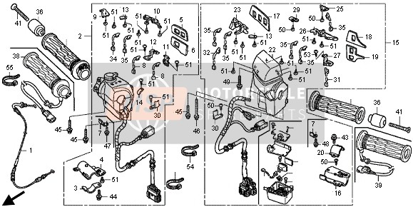 Honda GL1800 2013 HANDSCHALTER für ein 2013 Honda GL1800