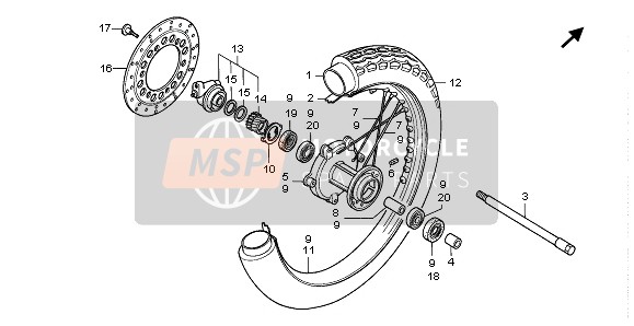 42712KC6005, Tube, Tire (3.00-18) (Irc), Honda, 0