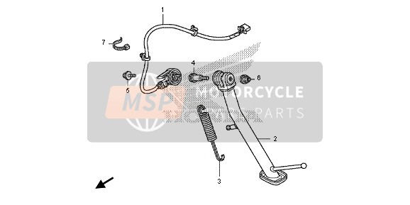 Honda NC700SA 2013 Supporter pour un 2013 Honda NC700SA