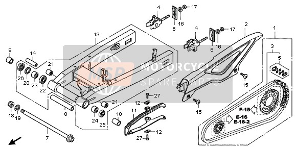 Bras oscillant