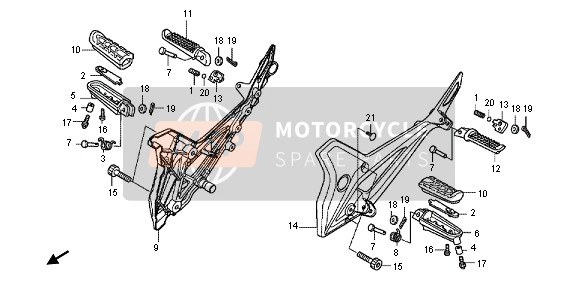 Honda NC700XD 2013 Étape pour un 2013 Honda NC700XD