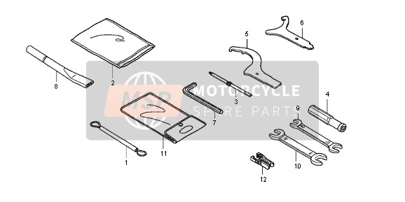 Honda VFR800X 2013 TOOL for a 2013 Honda VFR800X