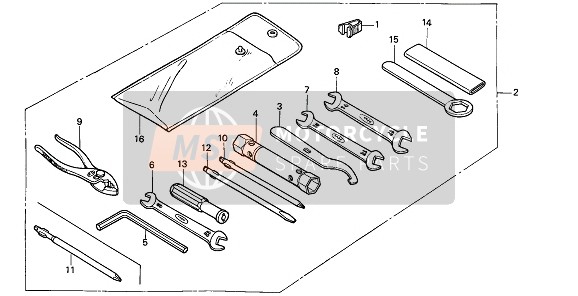 9900320000, Kreuzschlitzschraubenzieh, Honda, 1