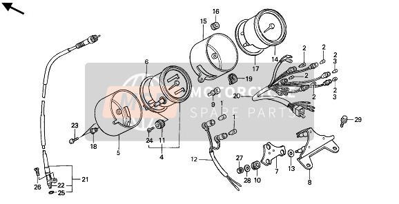 TACHOMETER (KMH)