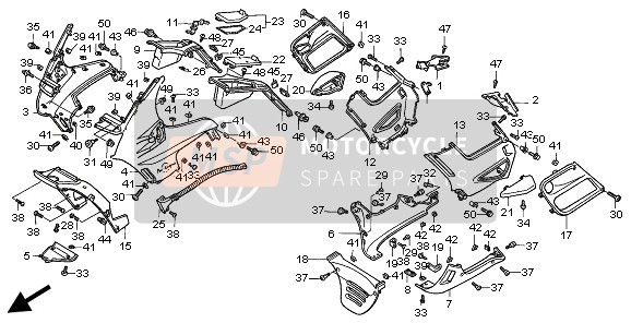 64200MAJG71ZB, Cowl Set, R. Upper (Wl) *TYPE19 * (TYPE19 ), Honda, 0