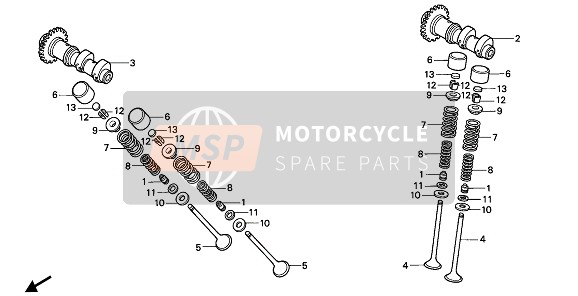 14777KW3000, Seat, Valve Spring Inner, Honda, 0