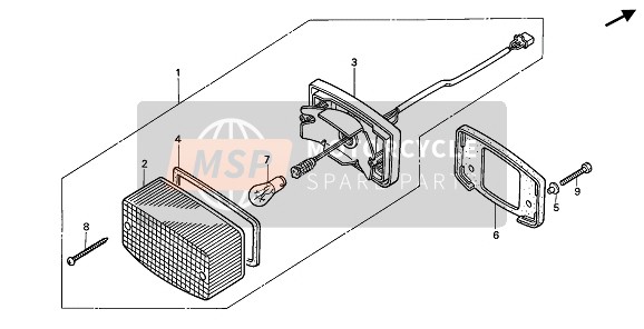 92101050180H, Bolt, Hex., 5X18, Honda, 1