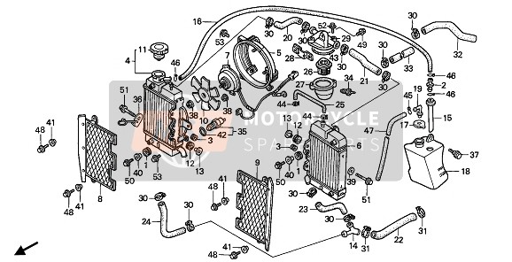 19312MS8010, Bracket, Thermostat, Honda, 1